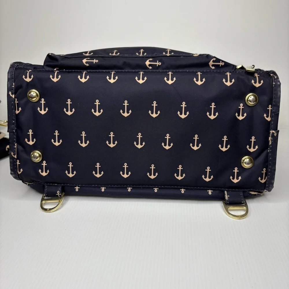 Ju-Ju-Be Legacy Nautical Collection B.F.F. Convertible Diaper Bag Navy Blue
